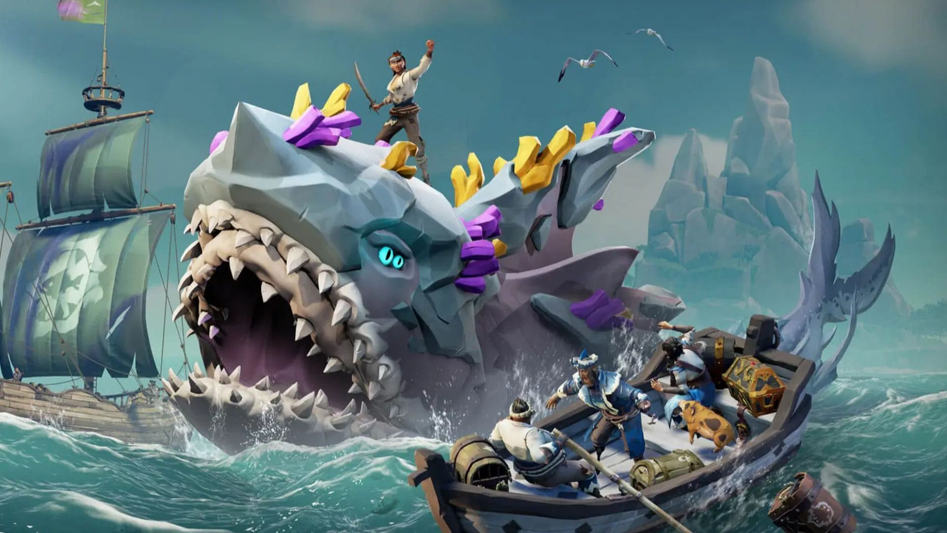 Sea of Thieves world event on the ocean